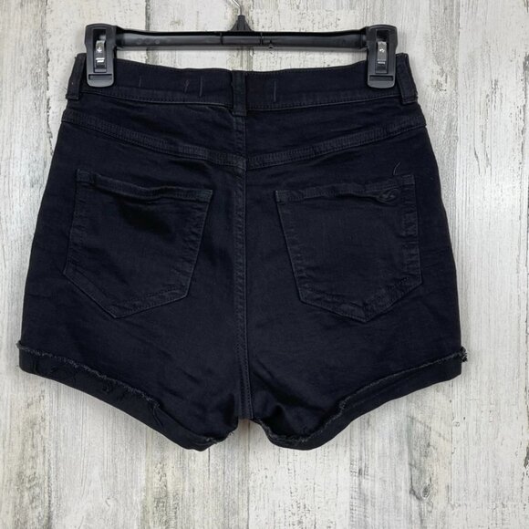 Hollister Ultra High Rise Short 3" Classic Stretch black 26 summertime picnic - Picture 8 of 8